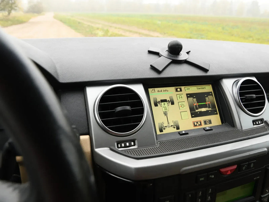 8" Tablet Holder Mount for Land Rover Discovery 3 Black