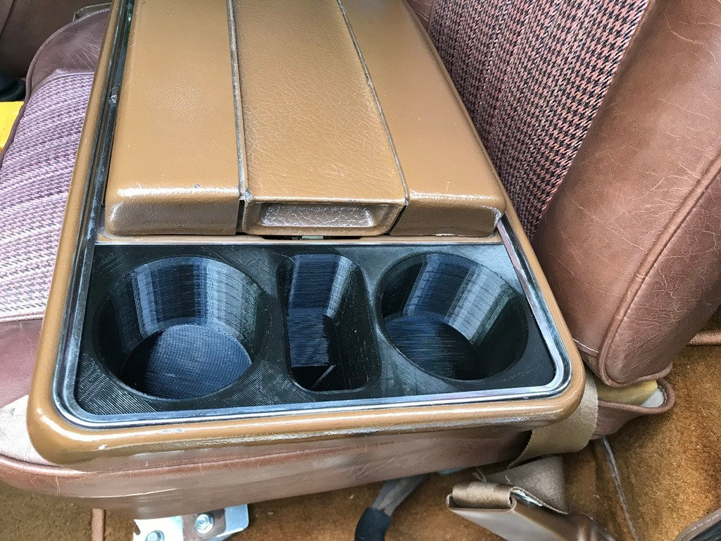 67-72 GM Console Cup Holder Insert retrofit