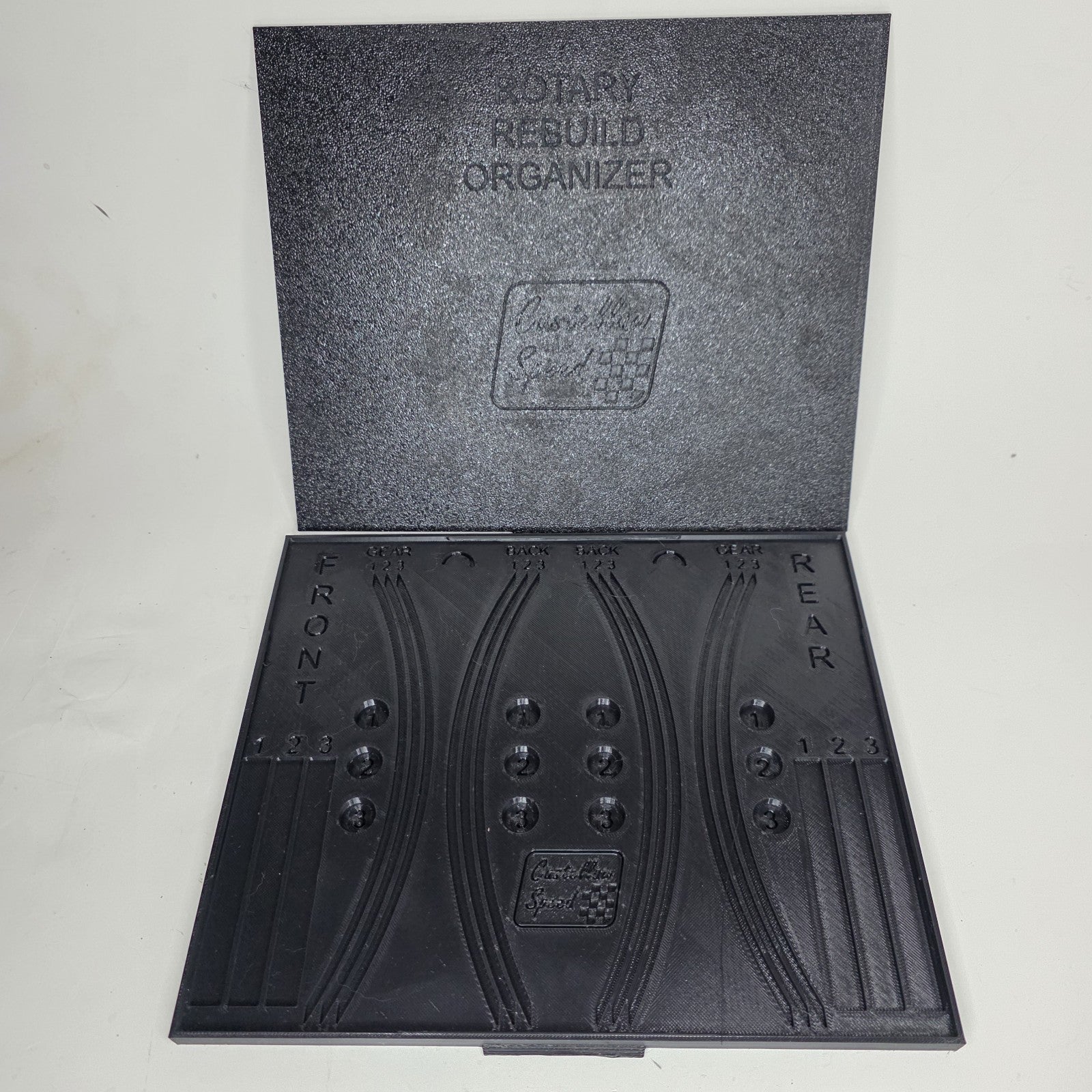Engine Rebuild Organizer+ lid for Mazda 13b Rotary