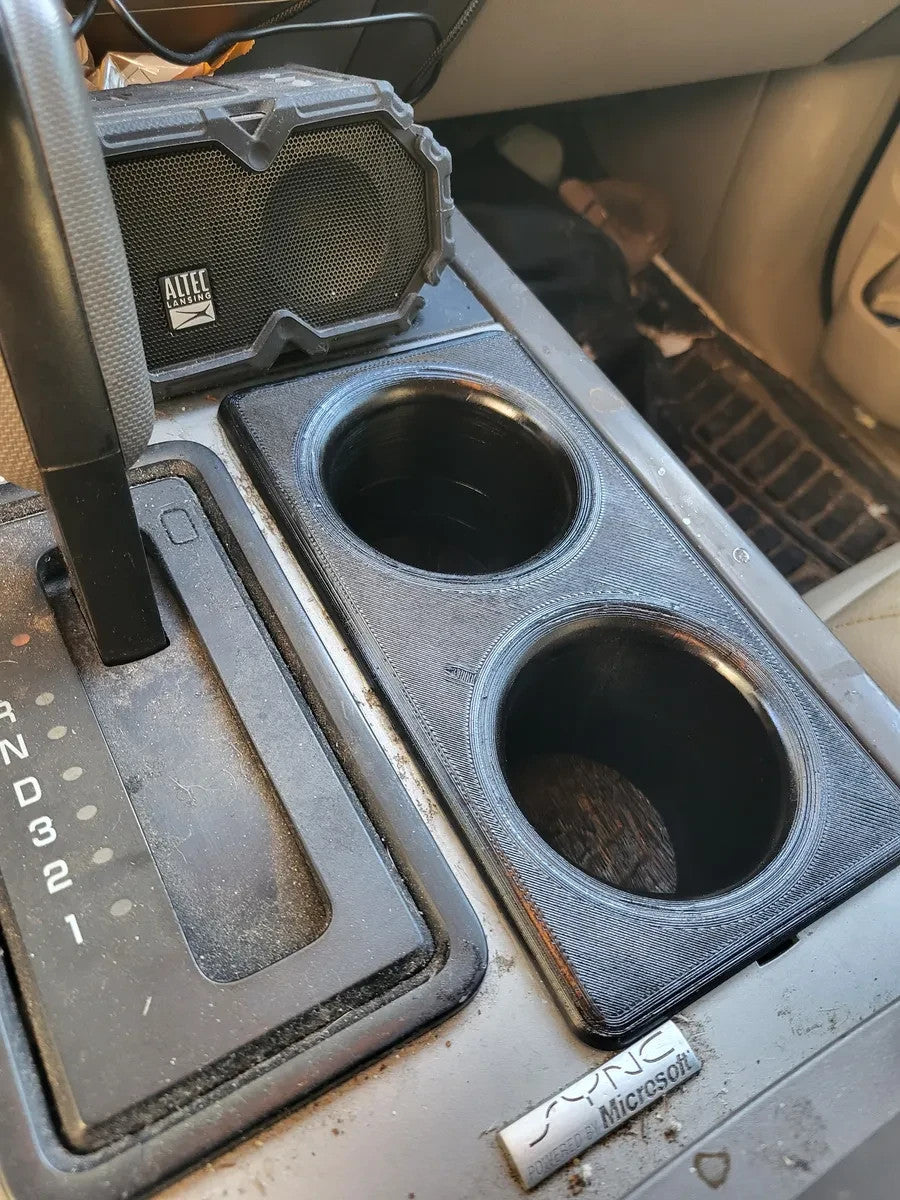 Cup Holder Insert for 2010 Ford Expedition | Center Console Drink Holder Adapter