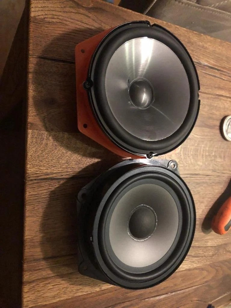 2x 1st gen R50, R52, R54 Mini Cooper front speaker adapter 165mm