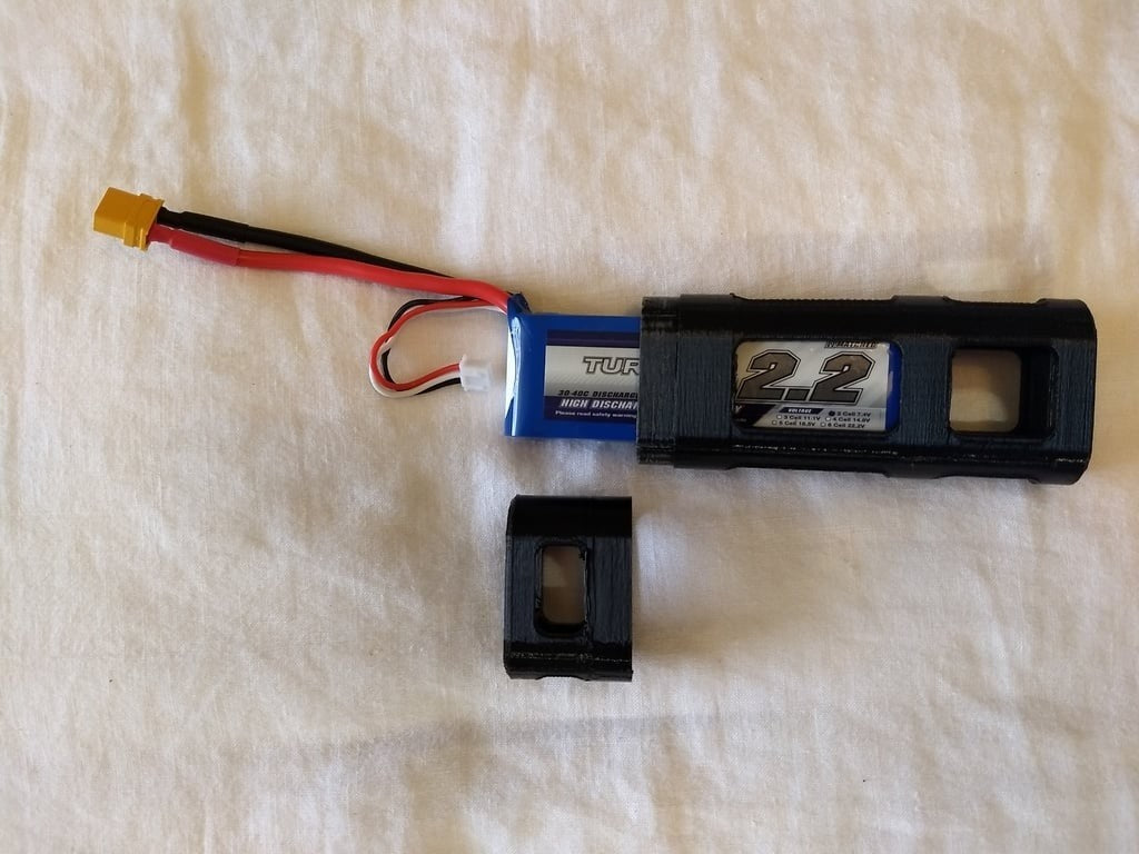 Adapter Case for Tamiya RC Cars (For LiPo 2S 2200 mAh Battery)