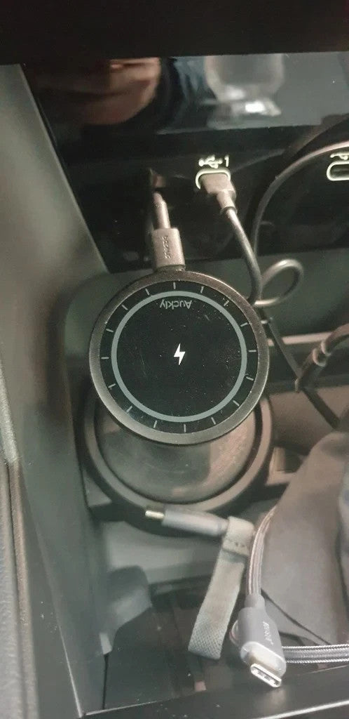 Audi E-Tron (Q6/A6) Ashtray Replacement MagSafe/Wireless Charger Mount