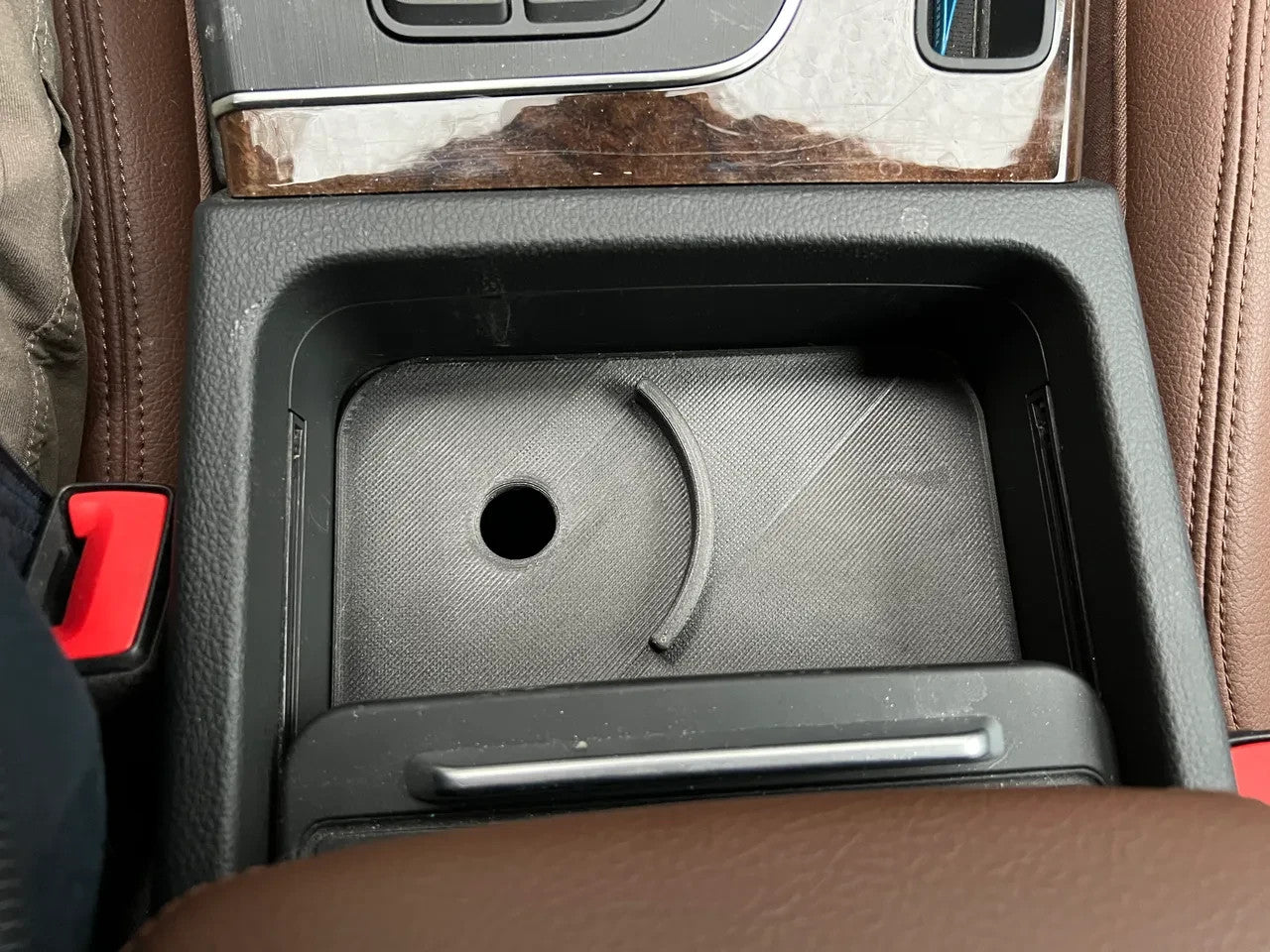 Hydroflask and Mug Holder for Audi Q5 Center Console Black
