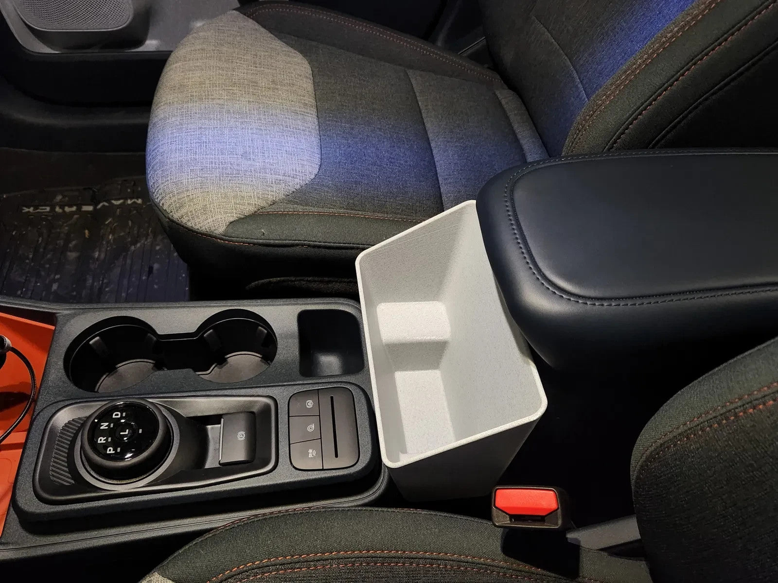 2022–2023 Ford Maverick Center Console Trash Bin – Custom Fit Organizer (Black)