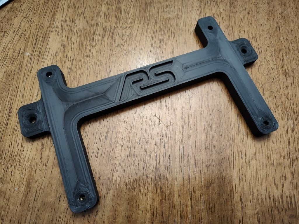 License Plate Bracket Holder for Ford Focus 2016–2018 Models Black