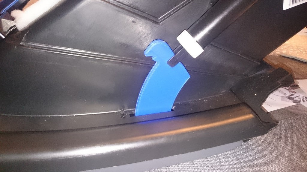 Pair of Saab 9-3 glove box brackets