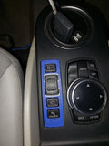 Faceplate DTC Button Panel for BMW i3 Center Console Replacement - Black Color