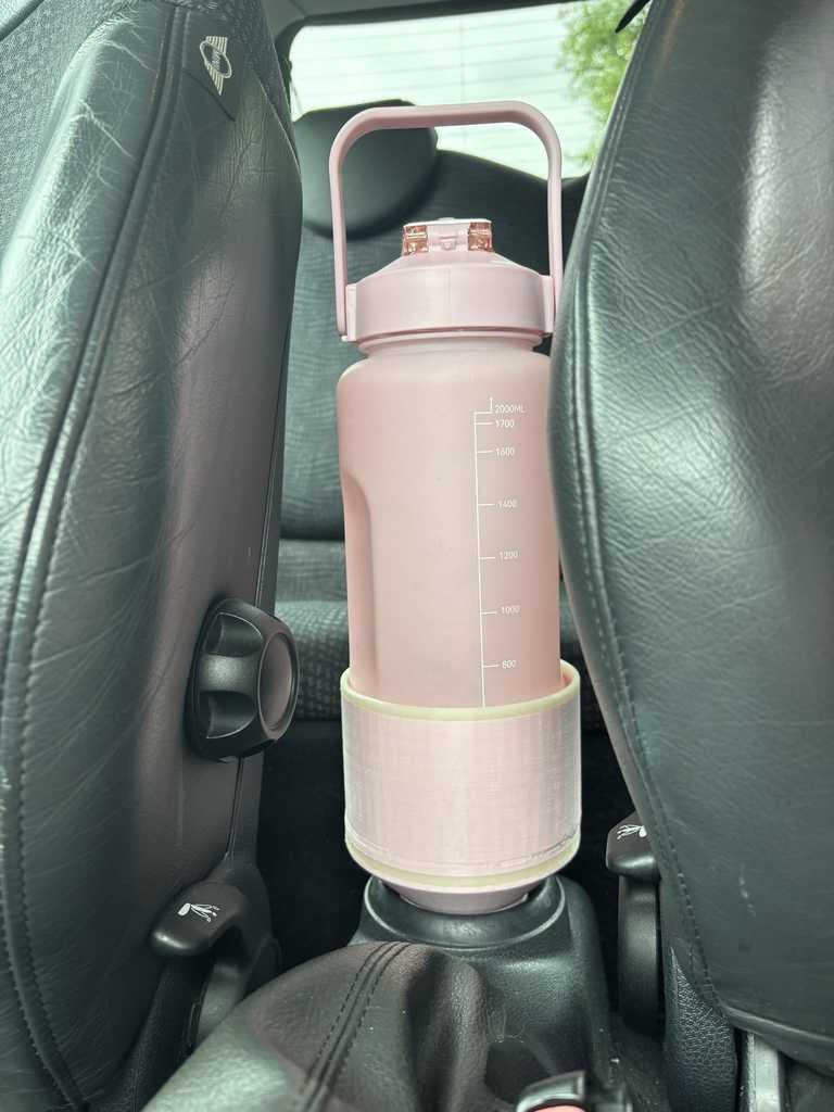 BLACK Larger Rear Cupholder Adapter for 2001-2006 Mini Cooper