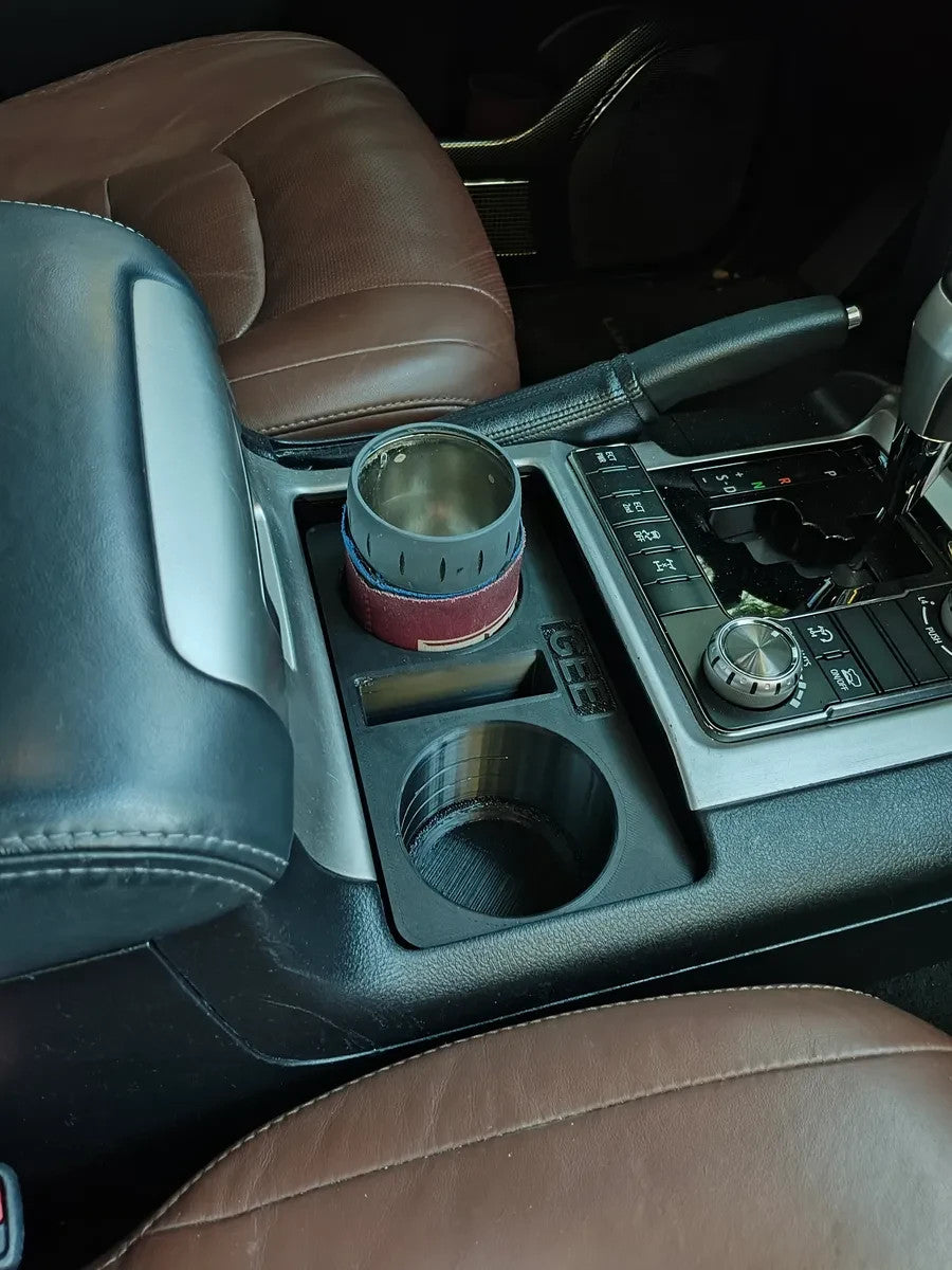 Toyota Land Cruiser LC200 Mod Cup Holder – Custom Console Insert