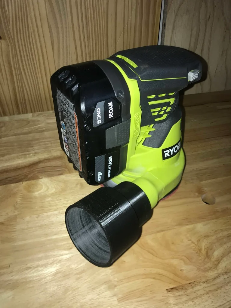 Ryobi P411 Sander to Rigid NXT Shop Vac Adapter