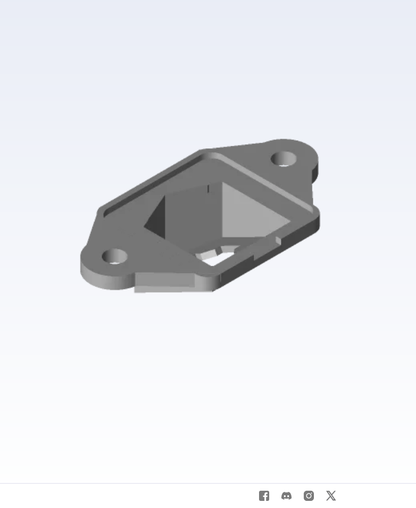 Ford Full size van E350 E 350 license plate light holder