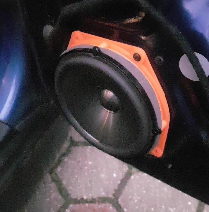 2x 1st gen R50, R52, R54 Mini Cooper front speaker adapter 165mm