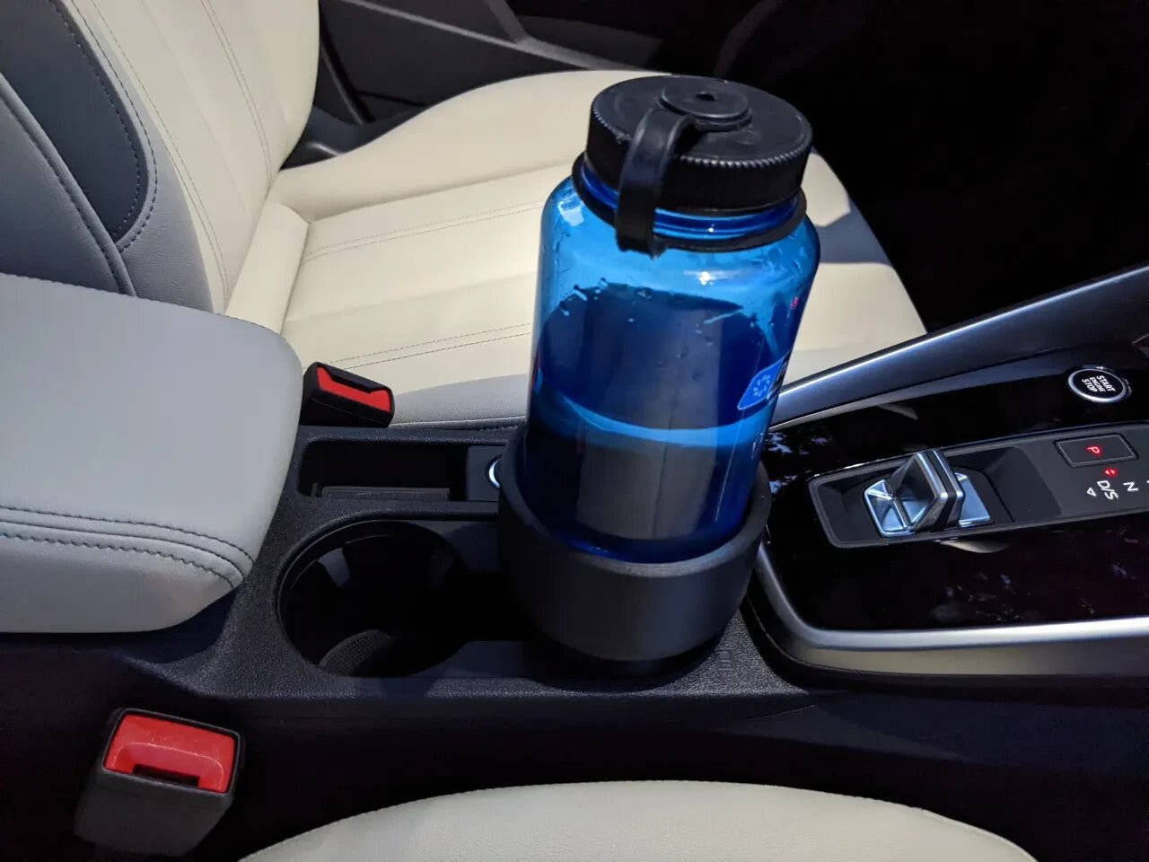 Cupholder Insert for 2022 Audi A3 for Large 95mm Water Bottle