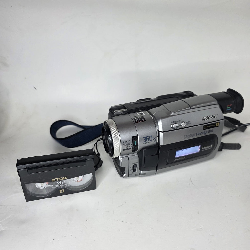 Sony Handycam DCR-TRV510 Digital 8 Camcorder Record Transfer Watch TESTED WORKS