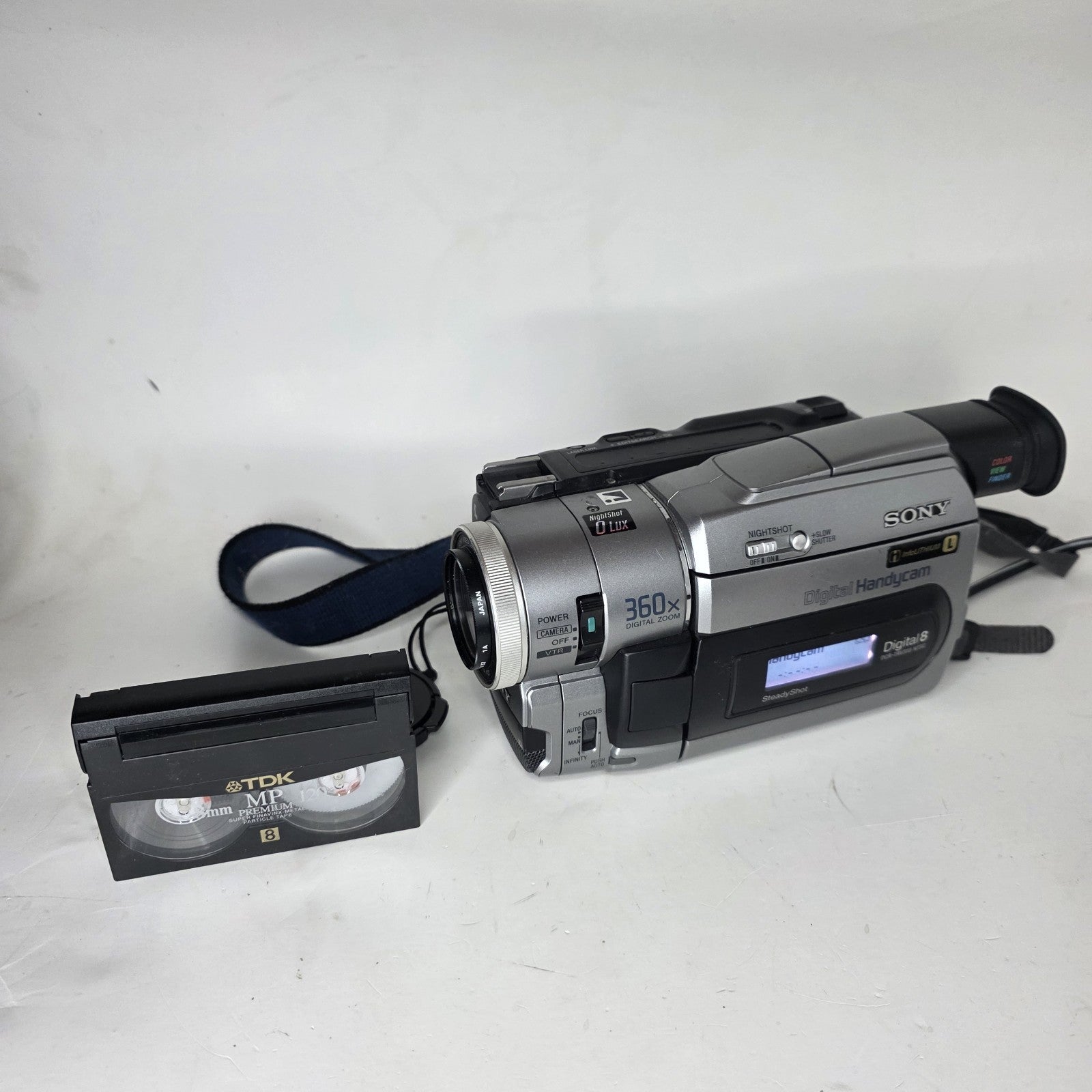 Sony Handycam DCR-TRV510 Digital 8 Camcorder Record Transfer Watch TESTED WORKS