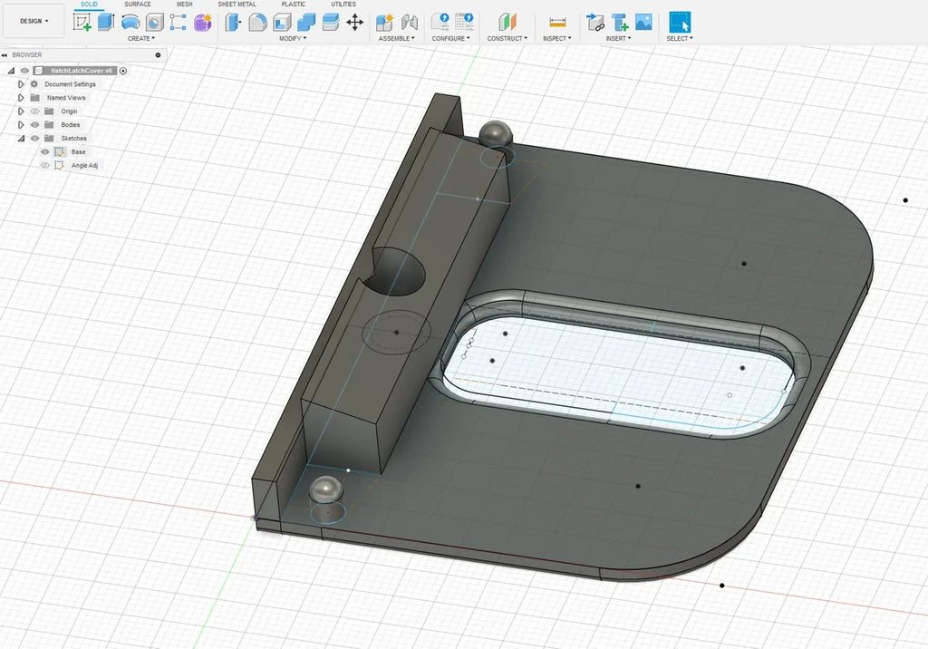 Nissan 300ZX (Z32) Rear Hatch Latch Cover