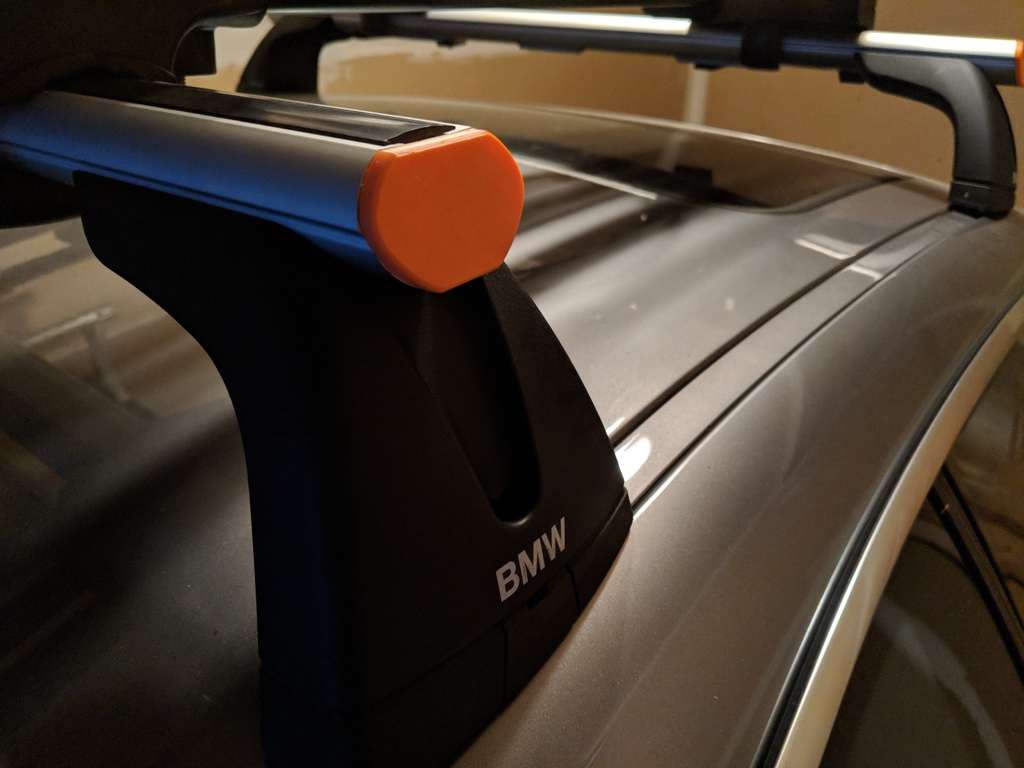 4x BMW Roof Rack Tube End Cap Replacements *Upgraded Tight Fit!*