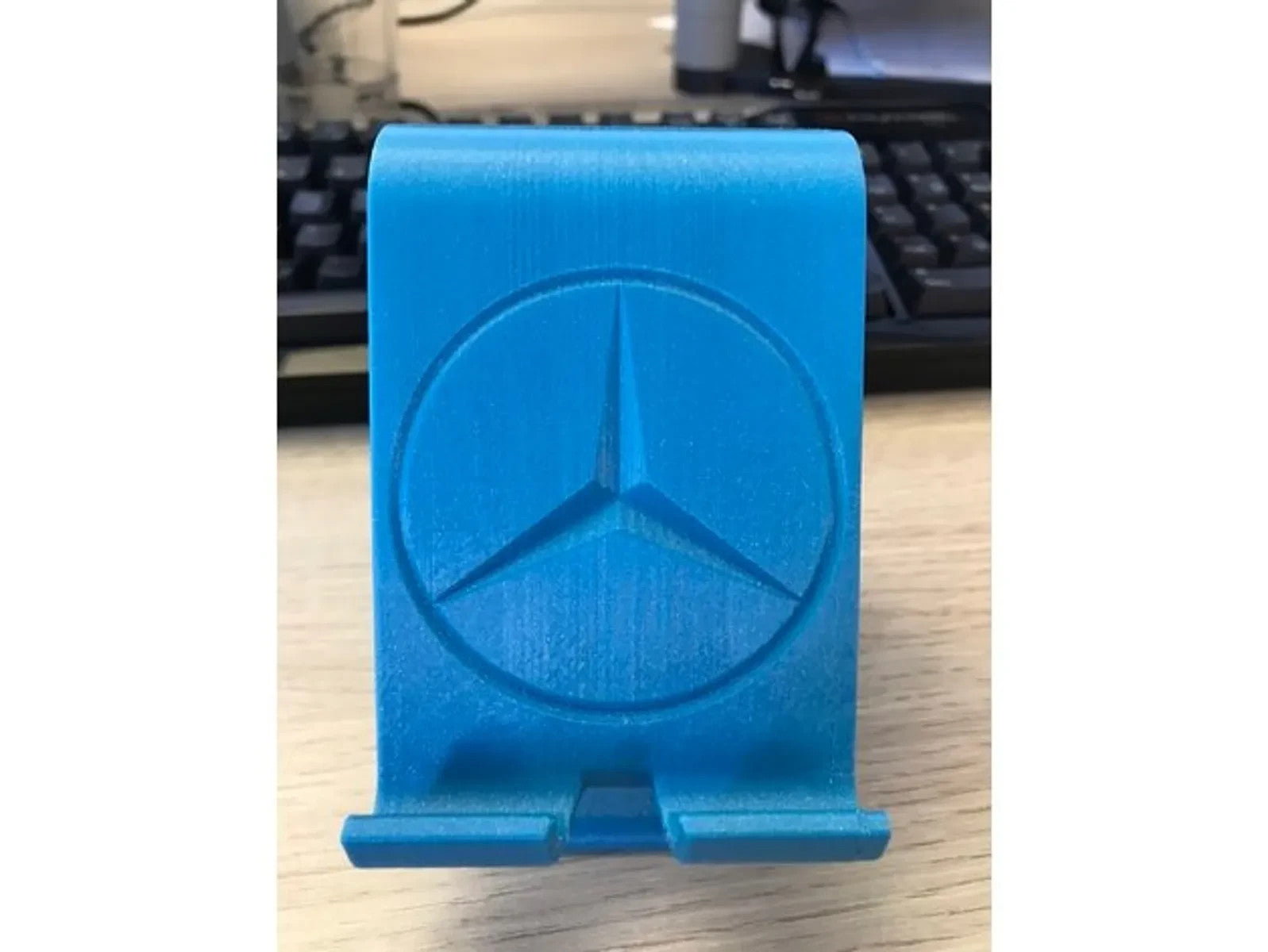 Smartphone Holder with Mercedes-Style Star | Dashboard or Vent Mount | Premium