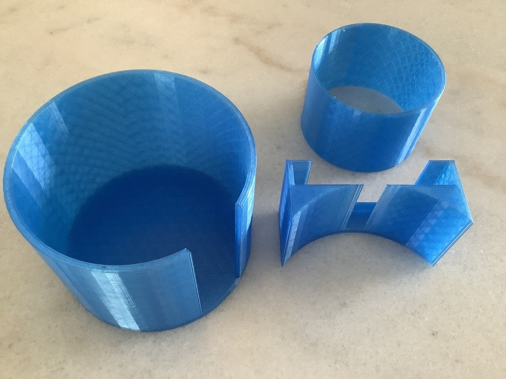 Cup holder mug extension for 2011 ford edge or any 2 inch cupholder
