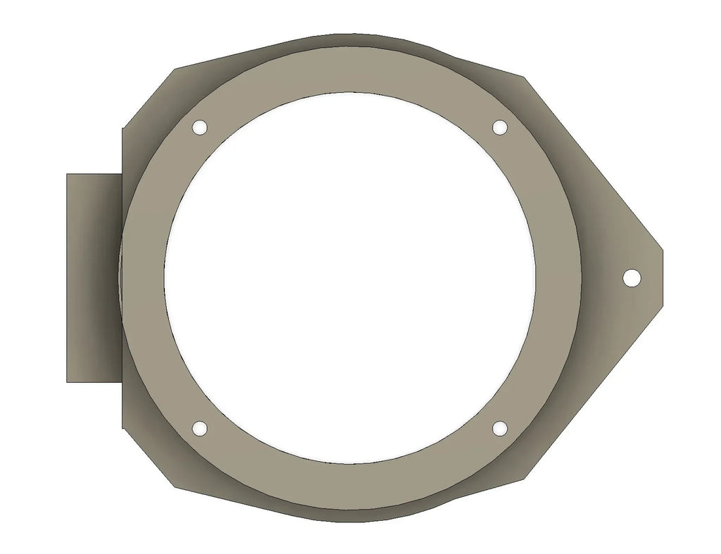 Pair of 6.5″ Front Door Speaker Adapter For GMC / Chevy (2007-2013)