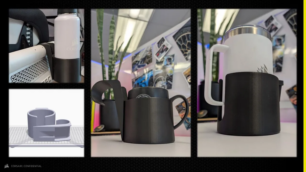 Cup Holder For Fanatec Clubsport GT sim racing cockpit