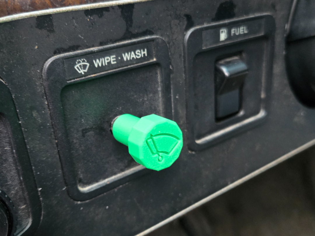 Wiper Knob for 1990s Ford F250 (BLACK)