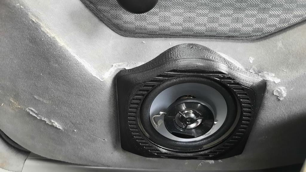 2x 10cm Speaker Enclosure mount pods For Mercedes-Benz W124 Rear Door Ashtray