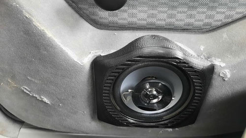 2x 10cm Speaker Enclosure mount pods For Mercedes-Benz W124 Rear Door Ashtray