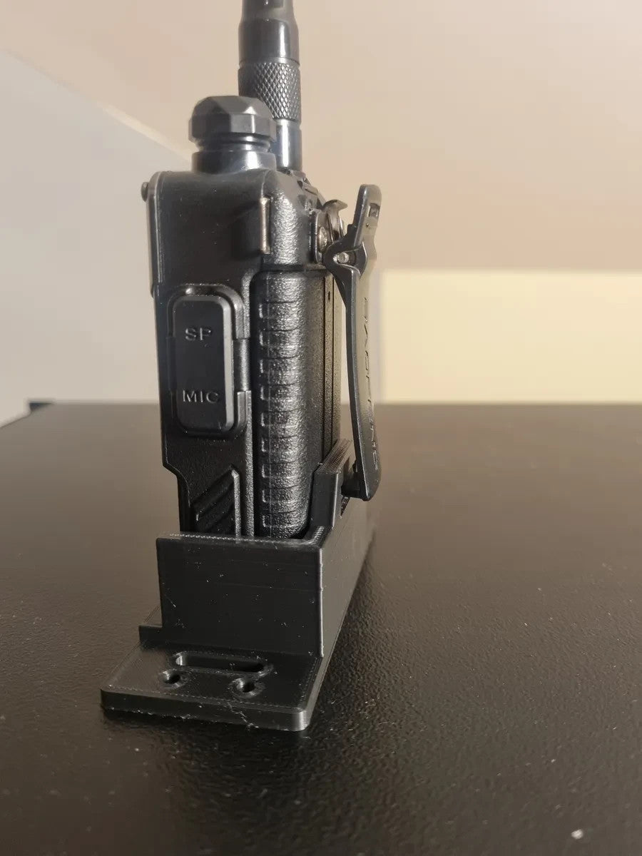 Baofeng UV-5R Desktop Radio Holder Stand 3D Printed Secure Mount Dock