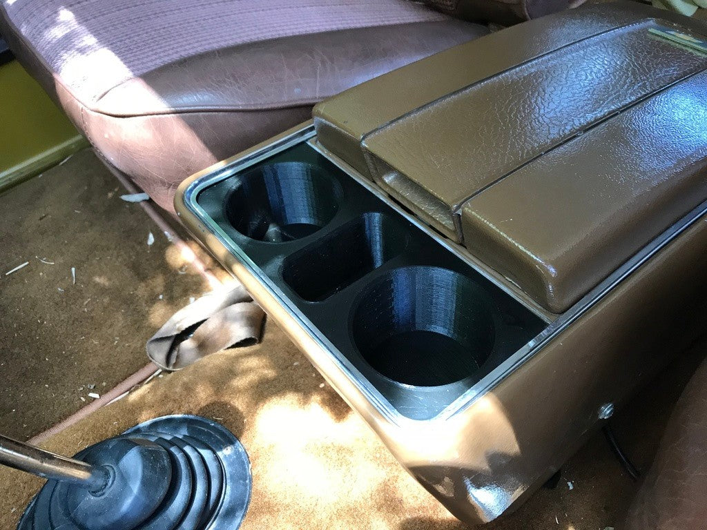 67-72 GM Console Cup Holder Insert retrofit