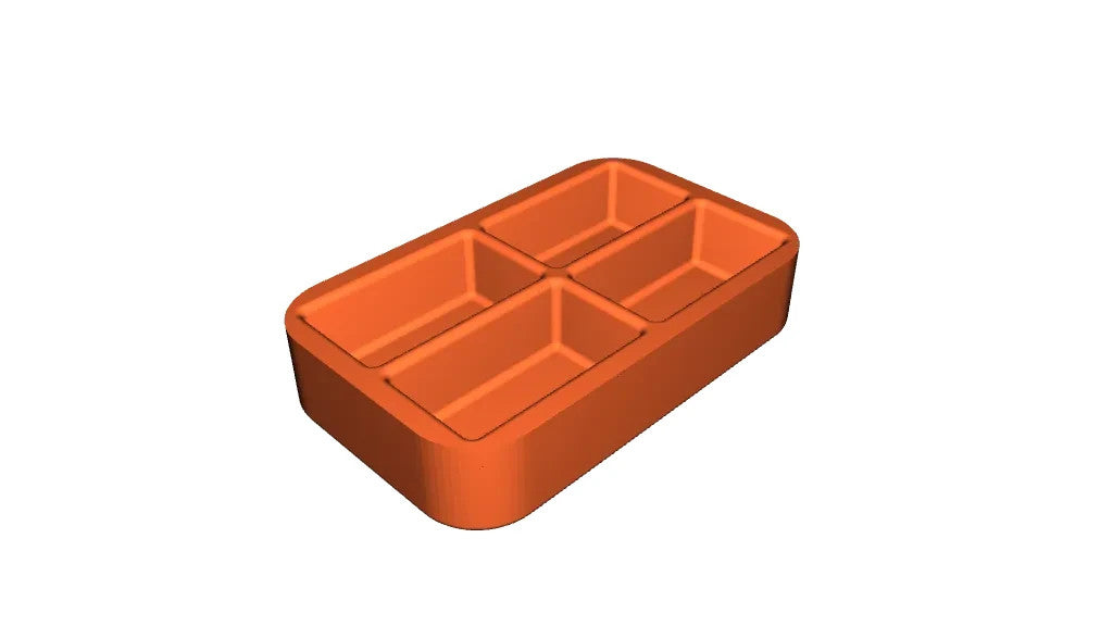 Magnetic parts tray Insert For Altoids tin