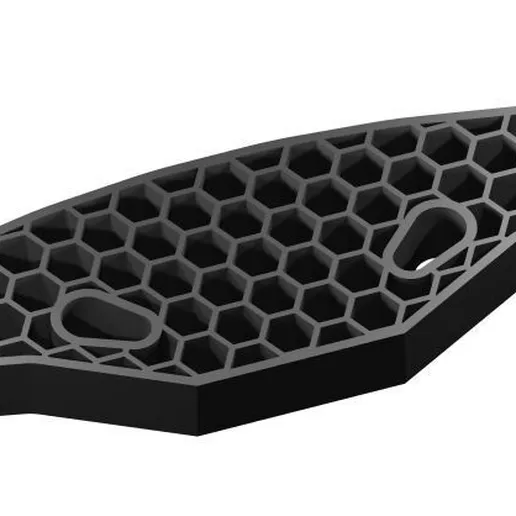 Honeycomb bumper for Tamiya TT-01 and TT-02 chassis
