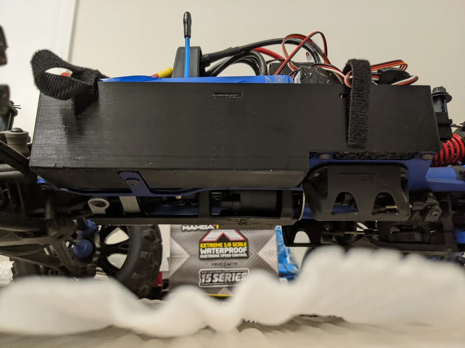 Revo 3.3 Reciever Box For Brushless Conversion Reciever, Esc And Battery Tray