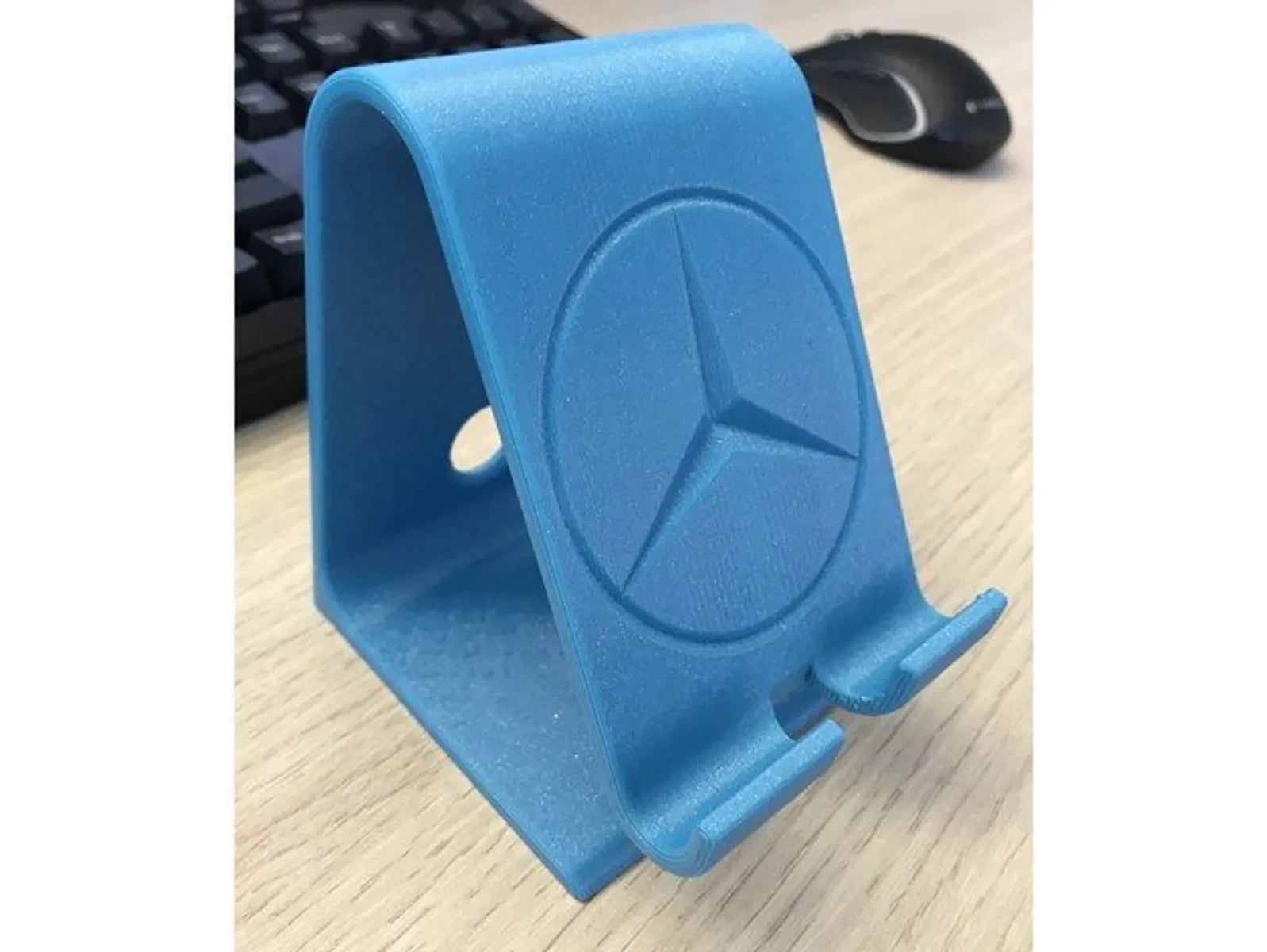 Smartphone Holder with Mercedes-Style Star | Dashboard or Vent Mount | Premium