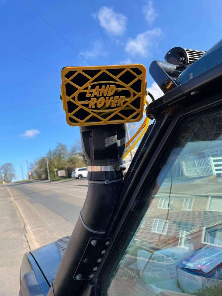 Land Rover Snorkel Cover with Logo – Off-Road Intake Cap Replacement