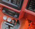 3 Gauge Cluster Pod for Ford Mustang Four-Eyed Fox Body Dashboard Black