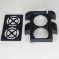 Dual 40mm Motor Cooling Fan Mount for Traxxas X-Maxx 6s & 8s 40x40 twin fan
