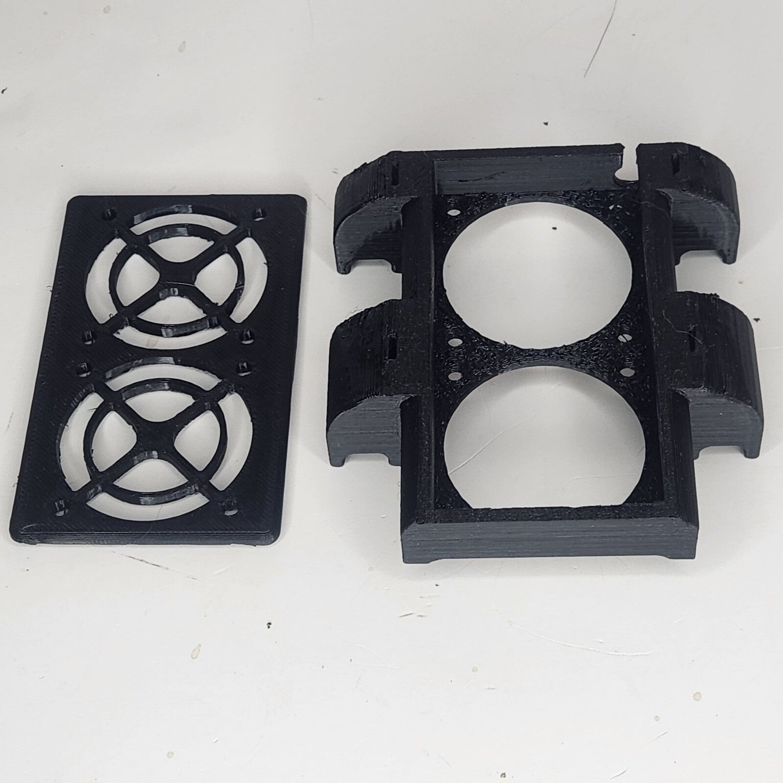 Dual 40mm Motor Cooling Fan Mount for Traxxas X-Maxx 6s & 8s 40x40 twin fan