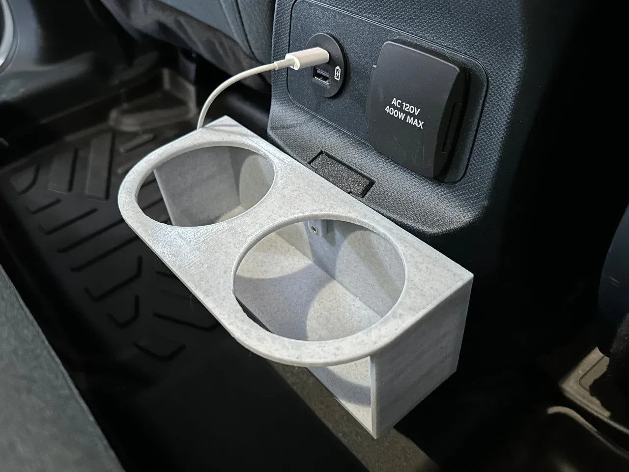 Rear Cup Holder Insert for Ford Maverick | FITS Rear Seat | 2022–2024 Models