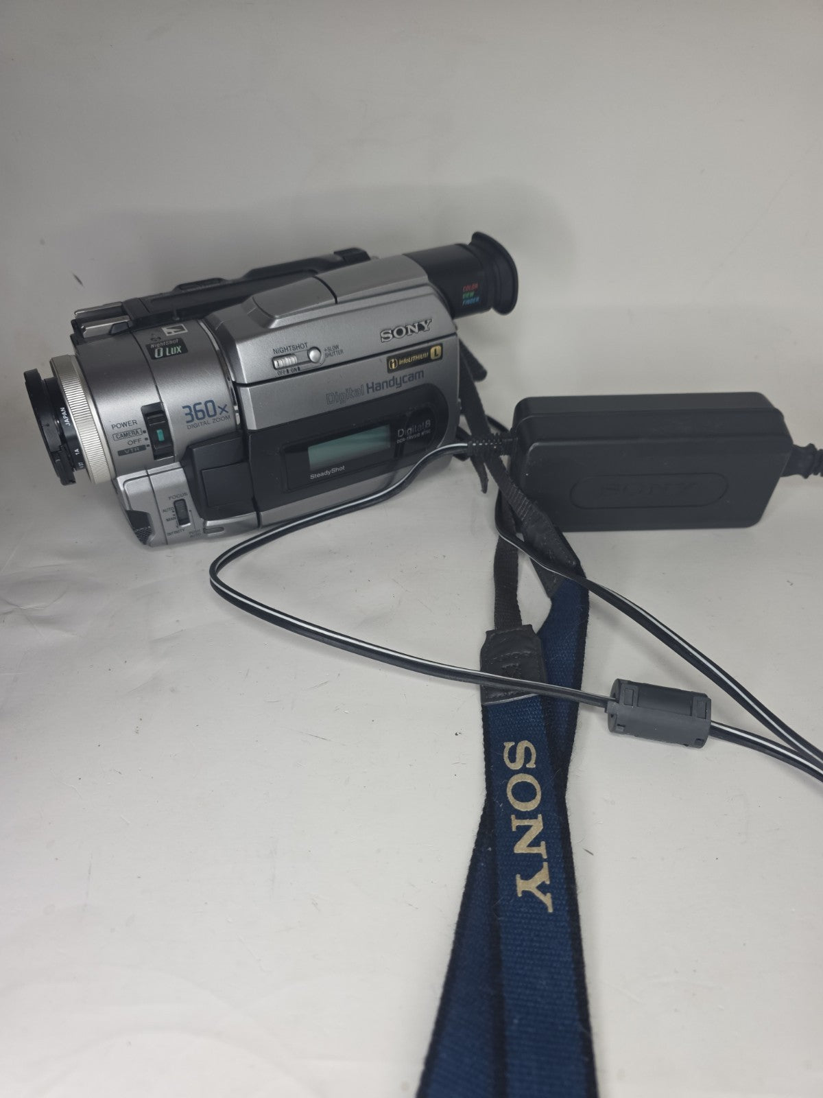 Sony Handycam DCR-TRV510 Digital 8 Camcorder Record Transfer Watch TESTED WORKS