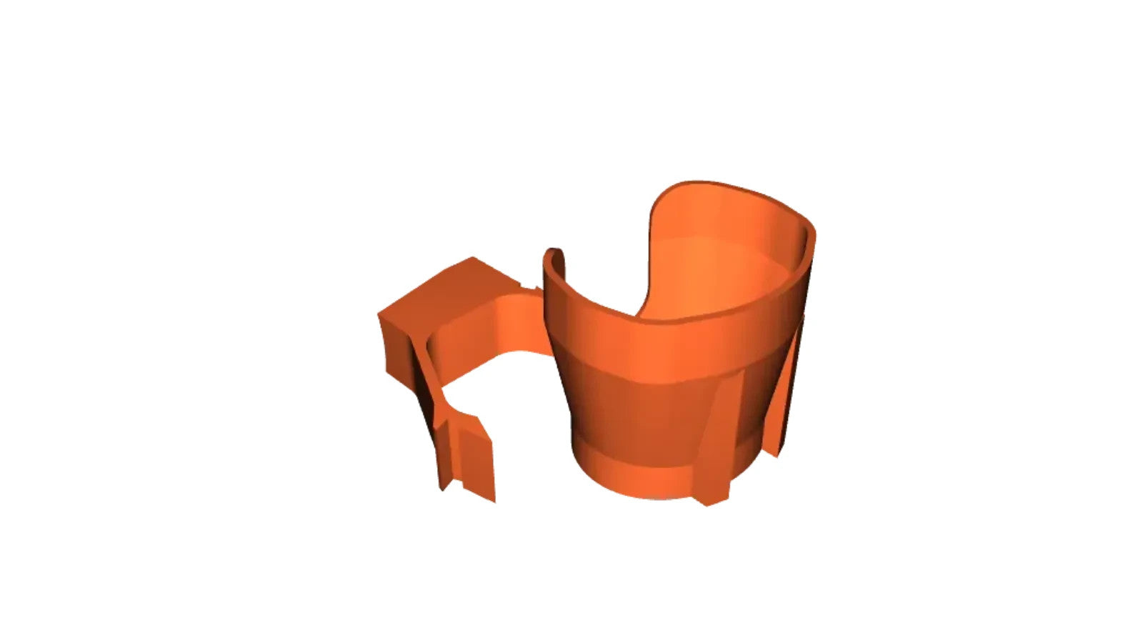 VW Passat B8 Air Vent Gum Can Holder – Mounts to AC Vent – 2015–Present