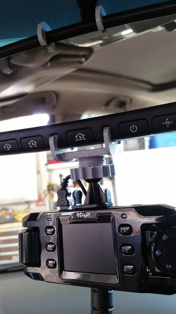 Rear View Mirror Harness and Mount Platform for Subaru Outback 2008 Black