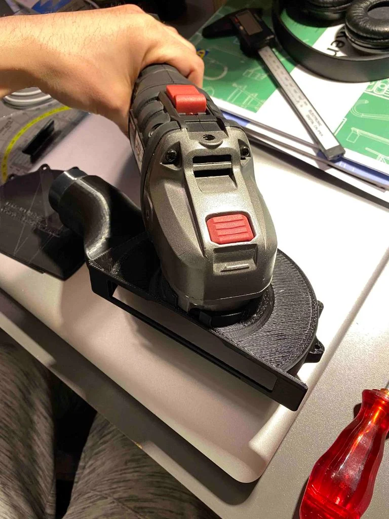 Dust extractor Parkside 20V angle grinder