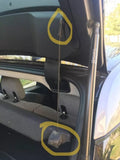 2x Upper AND lower clips for BMW i3 Parcel shelf cover