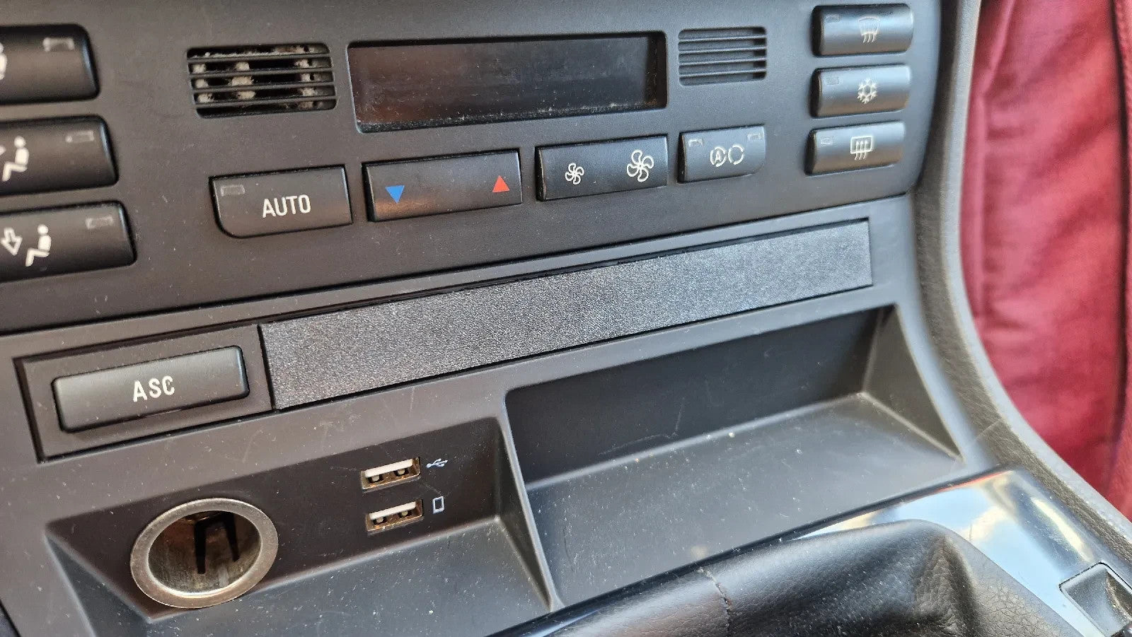 Switch Cover Panel for BMW E46 Center Console – Black