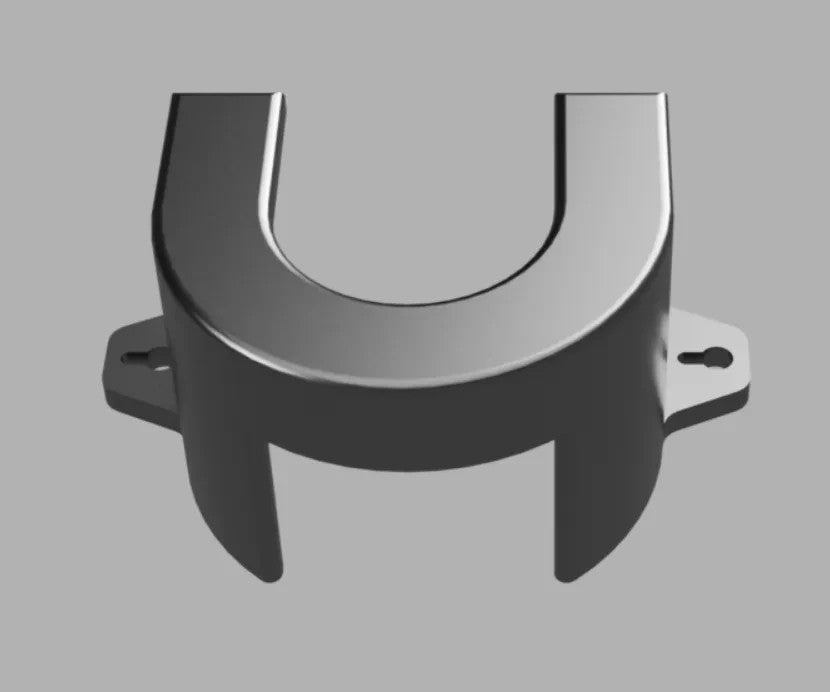 EV Charger Cable Wall Mount for Audi e-tron / Compatible Plug Holder — Black
