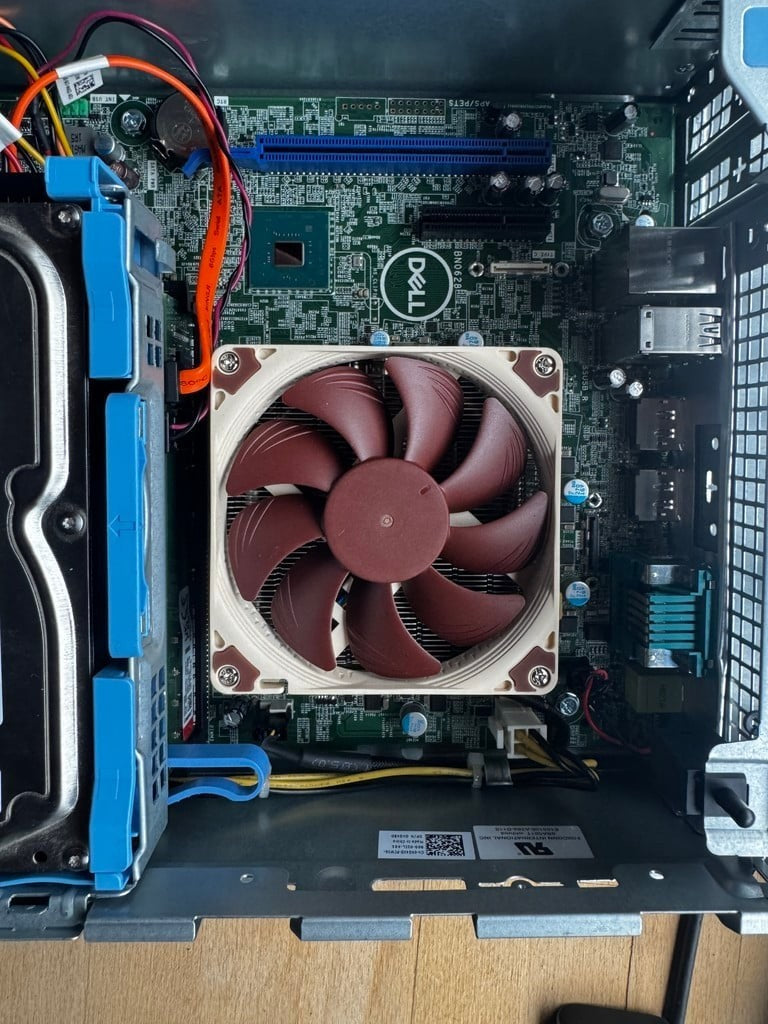 CPU Air Intake Cone & Grill for Dell OptiPlex 7060 – Cooling Mod for Noctua NH-L