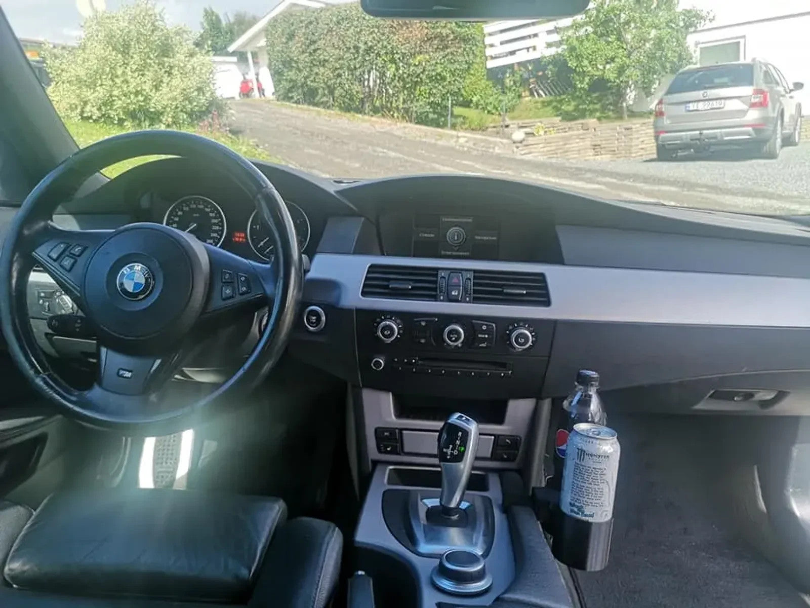 Dual Cup Holder for BMW E60/E61  – Center Console Insert