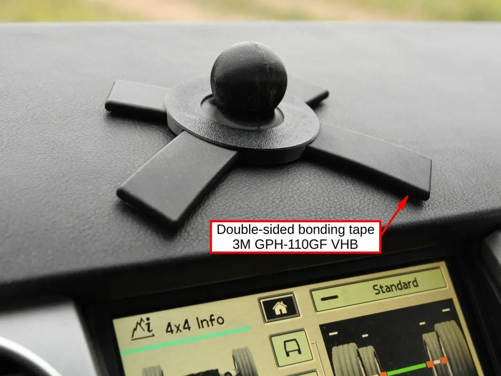 8" Tablet Holder Mount for Land Rover Discovery 3 Black